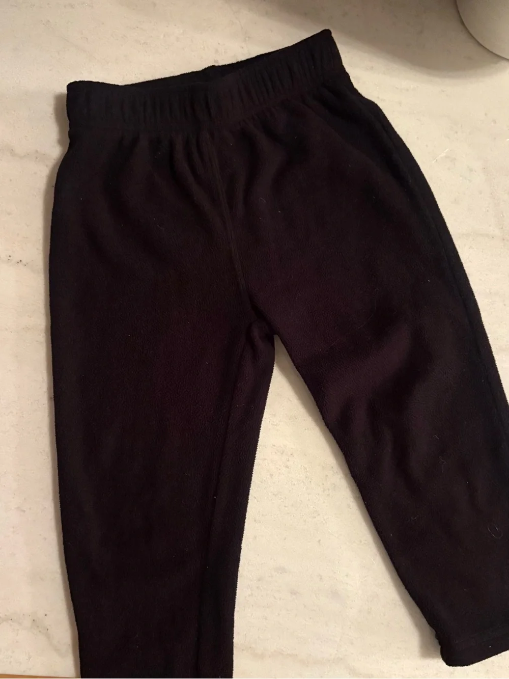 The Children's Place Black Fleece Leggings